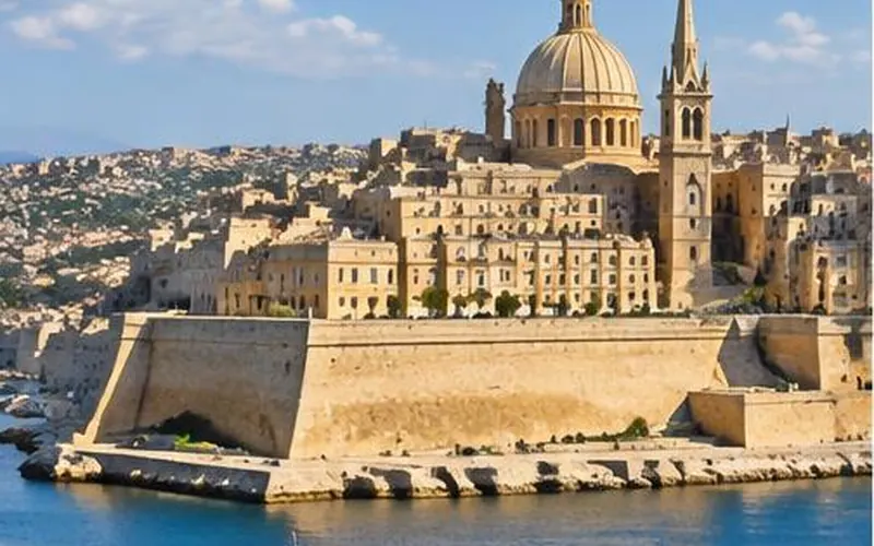 Grand Harbour Marina and Valletta waterfront, Malta