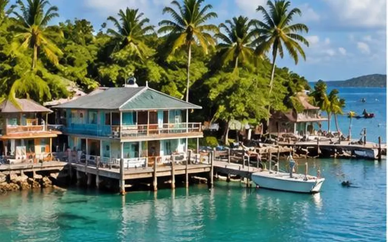 Bocas Marina and Bocas del Toro waterfront, Panama