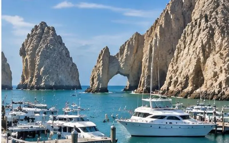 IGY Marina and Cabo San Lucas waterfront, Mexico