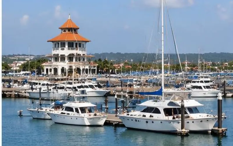 Bali and Benoa Harbour waterfront, Indonesia