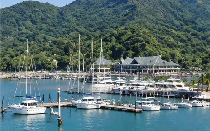 Royal Langkawi Yacht Club and Langkawi waterfront, Malaysia