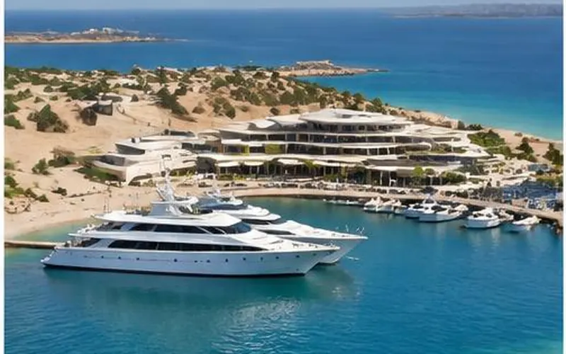 Sindalah Island and Sindalah waterfront, Saudi Arabia