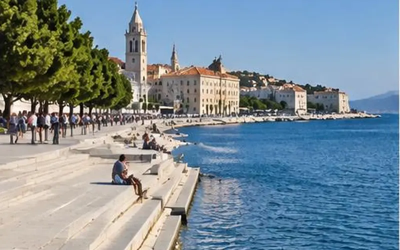 D-Marin Borik and Zadar waterfront, Croatia